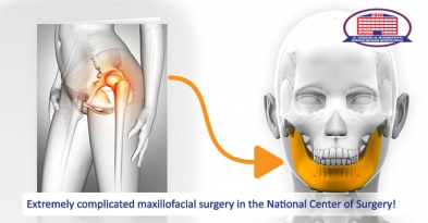 Maxillofacial surgeons used hip bone to restore patient’s lower jaw!